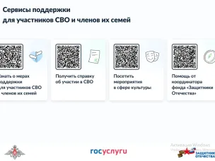 Сервисы поддержки для участников СВО и членов их семей